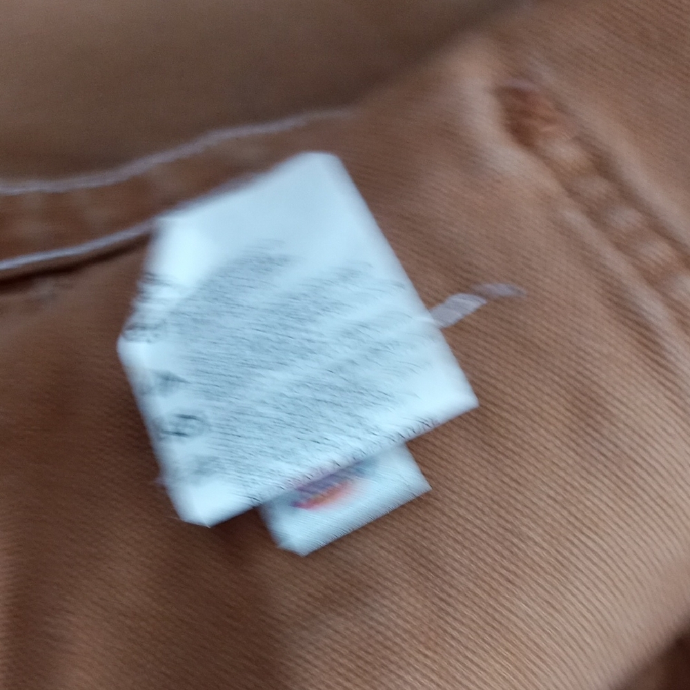 Dickies Brown Denim Overalls WORKWEAR UNISEX WIDE W216490 - Picture 13 of 15